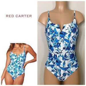 New. Red Carter floral swimsuit. Large. Retails $168